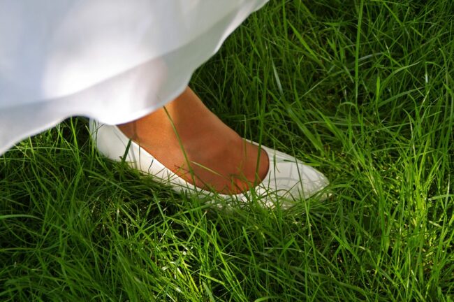 the woman in white